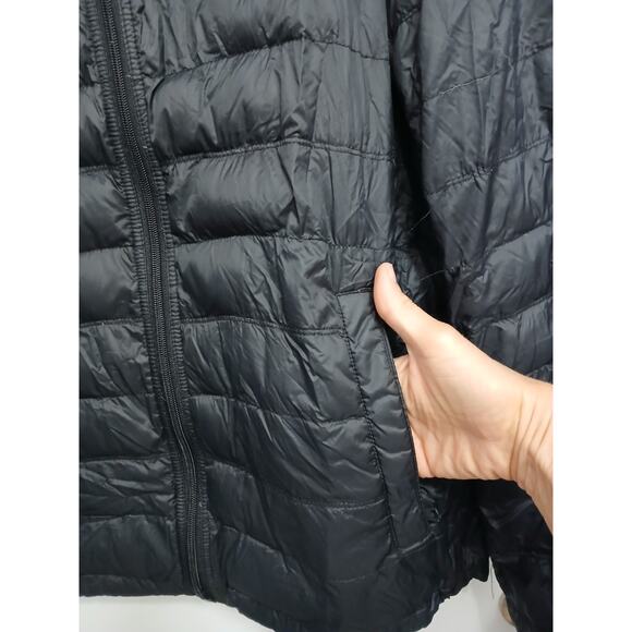 Tommy Hilfiger DUCK DOWN Packable Puffer Jacket Mens Sz XL Black Light Travel - Picture 9 of 16